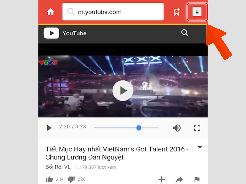 Xem lại video đã tải